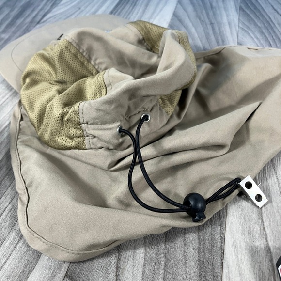 River Valley Center Duck Bill Hat Fishing Cobra Men's Adjustable Tan Sun Shield - Picture 3 of 5